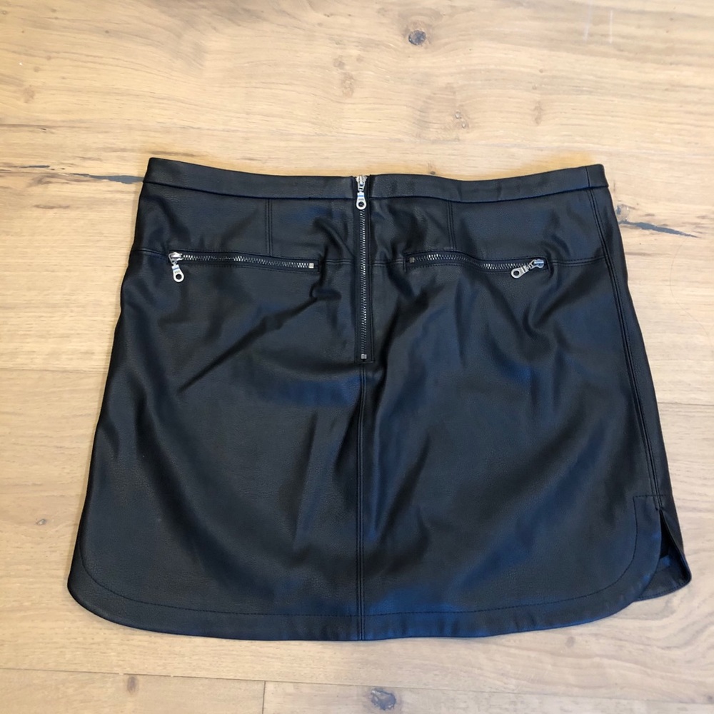 Leatherette Skirt